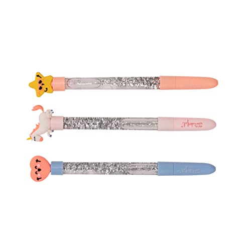 Mr. Wonderful Estuche Bolis Purpurina, Multicolor, Estándar
