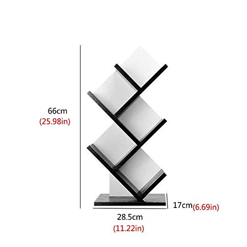 NBVCX Furniture Decoration Shelves Desktop CD Shelf Wooden Storage TV Cabinet Decoration DVD Holder Organizer Shelves For CDs Records 3colors (Color : A Size : 11.22 * 6.69 * 25.98in)