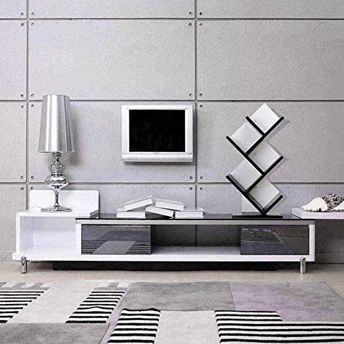 NBVCX Furniture Decoration Shelves Desktop CD Shelf Wooden Storage TV Cabinet Decoration DVD Holder Organizer Shelves For CDs Records 3colors (Color : A Size : 11.22 * 6.69 * 25.98in)