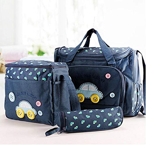 NiceButy La Bolsa De Pañales 4pcs del Hombro Impermeable De La Momia Bolsas Mamá Maternidad Bolso del Panal