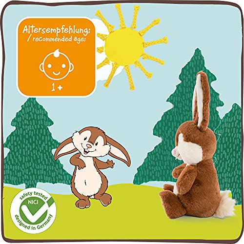 NICI Poline el tierno Conejito de Juguete 25cm – Conejo de Peluche para niñas, niños y bebés – Juguetes esponjosos para abrazar y Jugar – Suave muñeco para Mascotas – Colección Forest Friends, 47339