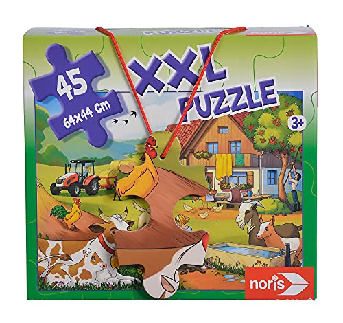 Noris 606031565 XXL - Puzzle Gigante (45 Piezas, tamaño Total: 64 x 44 cm), para niños a Partir de 3 años