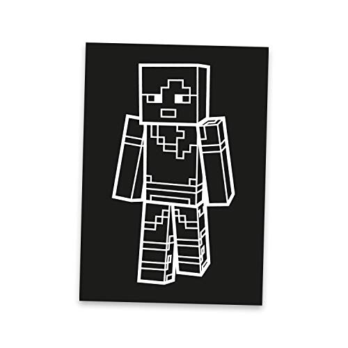 Panini- Minecraft - Paquetes de Tarjetas de Intercambio (18 Unidades) (MCTCGP)