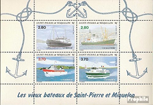 Prophila Collection St. Pierre y Miquelón Bloque 3 (Completa.edición.) 1994 de Barcos (Sellos para los coleccionistas) Marinero