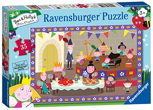 Ravensburger- Ben and Holly's Little Kingdom Ben & Holly-Puzzle de 35 Piezas para niños a Partir de 3 años (8625)