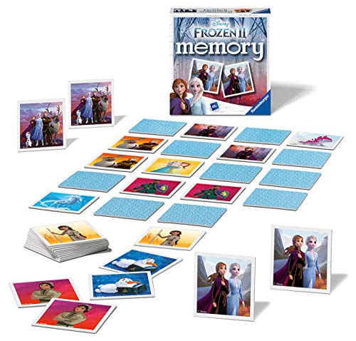 Ravensburger Disney Frozen 2 Mini memoria para niños a partir de 3 años clásico a juego de pares, color, 0 (20437) , color/modelo surtido