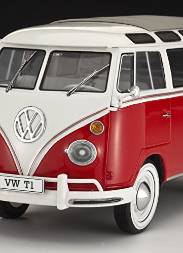 Revell- VW T1 Samba Bus Maqueta Coche, Multicolor (07399) , color/modelo surtido