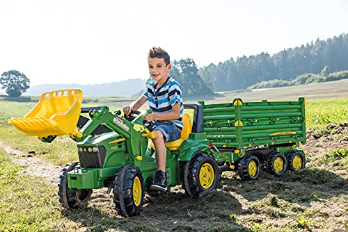 Rolly Toys Trac Lader - John Deere Tractor miniatura con pala frontal (710027)
