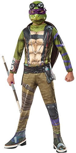 Rubies Costume Kids Teenage Mutant Ninja Turtles 2 Value Donatello Costume, Small