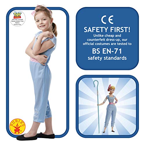 Rubies disfraz clásico de Disney Toy Story 4, Bo Peep para niñas, tamaño mediano – edad de 5 a 6 años