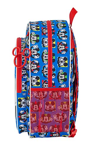 Safta Mochila Escolar Niños de Mickey Mouse Me Time, 330x140x420mm
