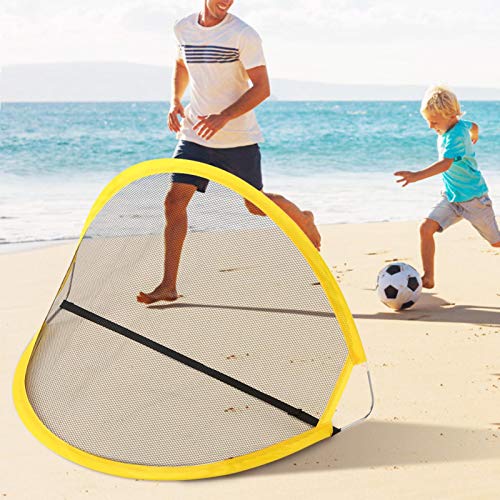 SALUTUYA Portería de fútbol portátil Conveniente para Llevar Juego de Red de fútbol para Interiores Red de portería de fútbol Plegable, para Regalos de niños, para Exteriores(WT6651)