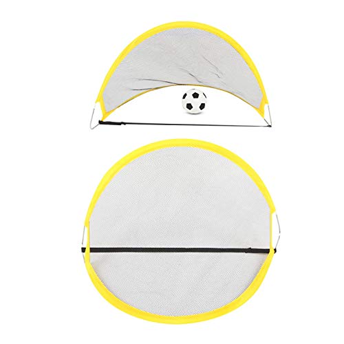 SALUTUYA Portería de fútbol portátil Conveniente para Llevar Juego de Red de fútbol para Interiores Red de portería de fútbol Plegable, para Regalos de niños, para Exteriores(WT6651)