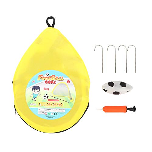 SALUTUYA Portería de fútbol portátil Conveniente para Llevar Juego de Red de fútbol para Interiores Red de portería de fútbol Plegable, para Regalos de niños, para Exteriores(WT6651)