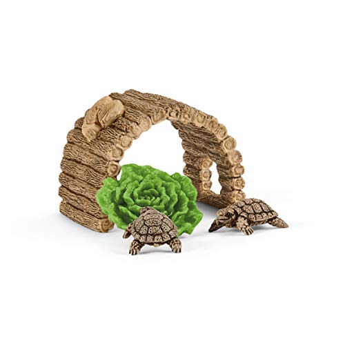 Schleich 42506 Wild Life play set - hogar para las tortugas, juguetes a partir de 3 años