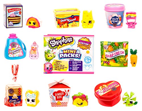 Shopkins Mini Packs! Temporada 10 - Paquete con figuras