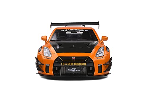 Solido Nissan GTR R35 LB Works Type 2 2020-Maqueta de Coche (Escala 1:18), Color Naranja, Multicolor (S1805803)