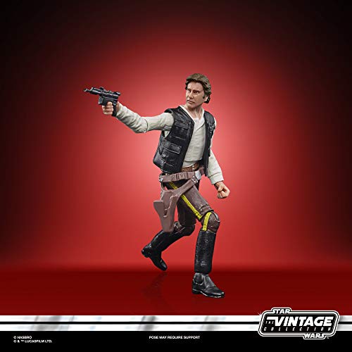 Star Wars La colección Vintage Regreso del Jedi - Figura de Han Solo (Endor) a Escala de 9,5 cm - Edad: 4+