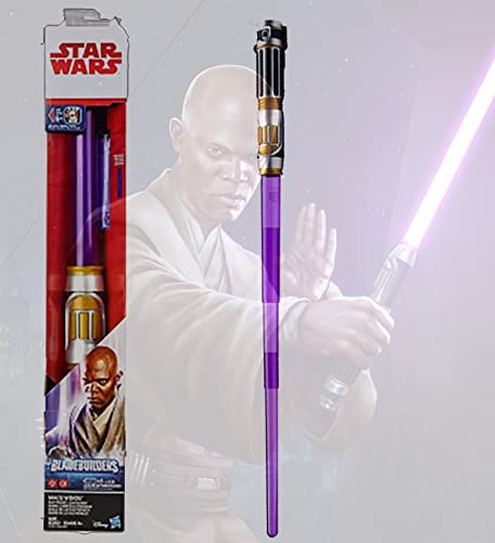 Star Wars Lightsaber Perfect Role-Playing, Role-Playing Electronic Lightsaber con sonido y efectos COS Darth Vader, Mace Windu, Luke Skywalker, Rey Lightsaber Meswindu