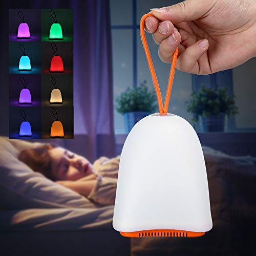 Surebuy Altavoz inalámbrico Cubierta de plástico Altavoz con luz Compatible con reproducción de Tarjeta de Memoria, Llamada Manos Libres(Naranja, Tipo de Torre Inclinada de Pisa)