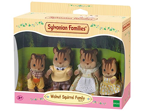 SYLVANIAN FAMILIES - 5317 - Autobús De La Guardería+ - 4172 - Familia Ardilla De La Nuez