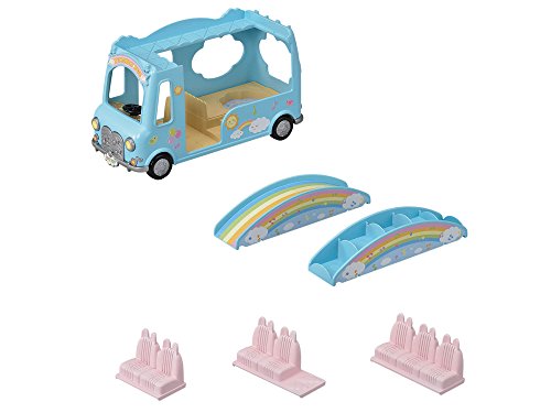 SYLVANIAN FAMILIES - 5317 - Autobús De La Guardería+ - 4172 - Familia Ardilla De La Nuez