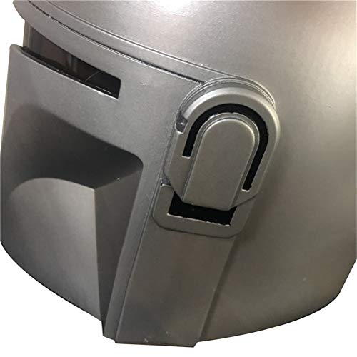 Sysow Casco Mandaloriano, casco de látex electrónico, de alta calidad, para adultos, cara completa, modelo de Star Wars para cosplay, Halloween