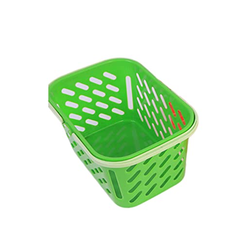 Tomaibaby Cocina Cesta de Verduras Pretend Play Play Comestibles Niños Juguetes Abierto Almacenamiento Bins Plástico Portátil Cestos de Compras Canasta de Pascua Canasta para Niños ( Color