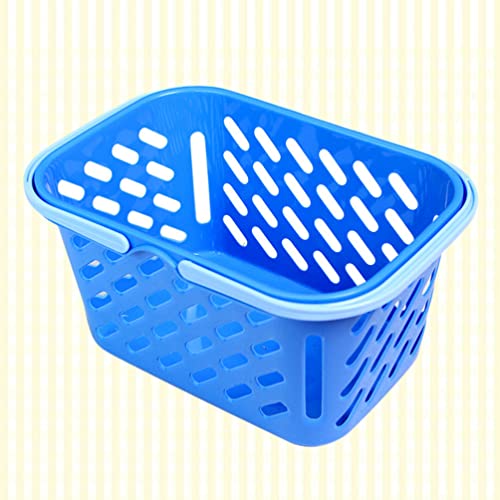 Tomaibaby Cocina Cesta de Verduras Pretend Play Play Comestibles Niños Juguetes Abierto Almacenamiento Bins Plástico Portátil Cestos de Compras Canasta de Pascua Canasta para Niños ( Color
