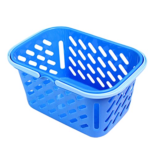 Tomaibaby Cocina Cesta de Verduras Pretend Play Play Comestibles Niños Juguetes Abierto Almacenamiento Bins Plástico Portátil Cestos de Compras Canasta de Pascua Canasta para Niños ( Color