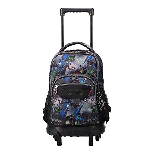TOTTO Morral Rue Bomper Renglones Mochila con Ruedas, Adultos Unisex, Multicolor (Multicolor), Talla Única