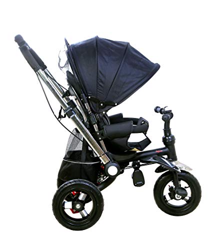 Triciclo Evolutivo color negro, función silla
