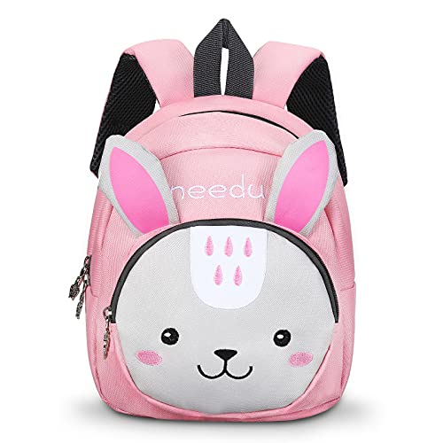 UBORSE Mochila Infantil Kindergarten Guarderia Animales Linda Bolso Bebe Escuela Dibujos Animados para niña y niño 1-6 años, conejo