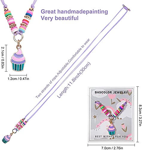 vamei 24 Piezas Collar Pulseras Niña Collar Pulsera Amistad Niña Collar Pulseras Ajustables de Cuerda Trenzada Joyas Niña Juguete para Regalo de Cumpleaños de Fiesta para Niña Niños