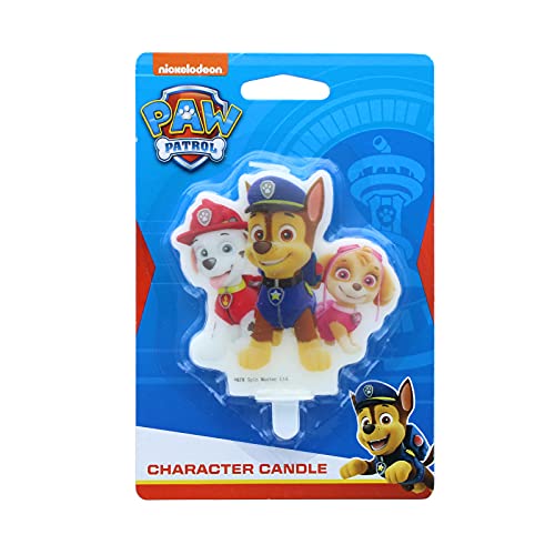 Vela de pastel de cumpleaños de Paw Patrol