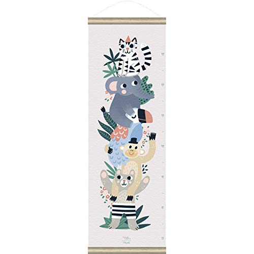 Vilac- Toise Animaux Michelle Carlslund Pegatinas, Multicolor (8516)