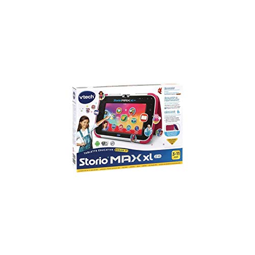 VTech Storio Max XL 2 - Tablet infantil de 7 pulgadas, 1% educativo, [versión francesa]