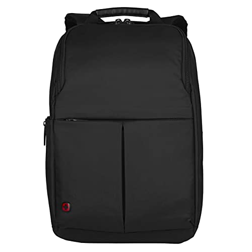 Wenger 601068 Reload - Mochila para portátil, Negro, 14" (35,5 cm) Compartimento acolchado para laptop con iPad / Tablet / eReader Pocket en negro (11 litros)