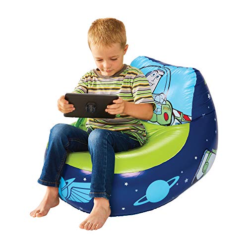 Worlds Apart Toy Story 4-Sillón de juguete hinchable infantil, color blue/green, One size (288TOY)