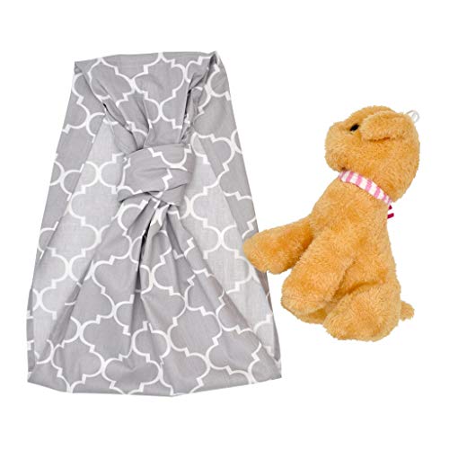 WOWOWO Baby Doll Carrier Toy Ring Sling Mei Tai Sling Toy para niños Niños Regalo para niños pequeños Rayas Flores 7 Opciones