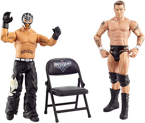 WWE Mattel GKY65 WWE Randy Orton vs Rey Mysterio Wrestlemania Paquete de 2