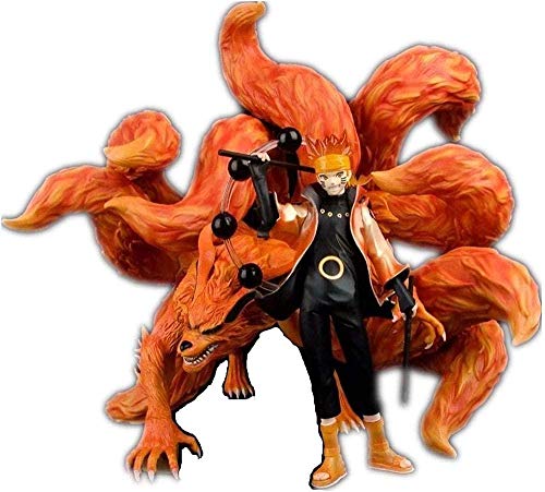 WYETDAS Naruto Figura Kyubi Uzumaki y KuramaNaruto Figura Figuras de acción Figura de Anime Adornos de Juguete