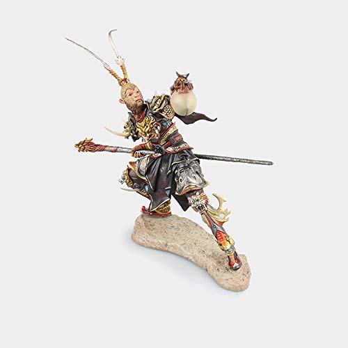 Yifuty Viaje hacia el Oeste en China Caracteres Estatua Modelo de 12 Pulgadas Monkey King Monkey King Monkey King Monkey King El Regreso de la película de TV Monkey King Mano, Altura 3