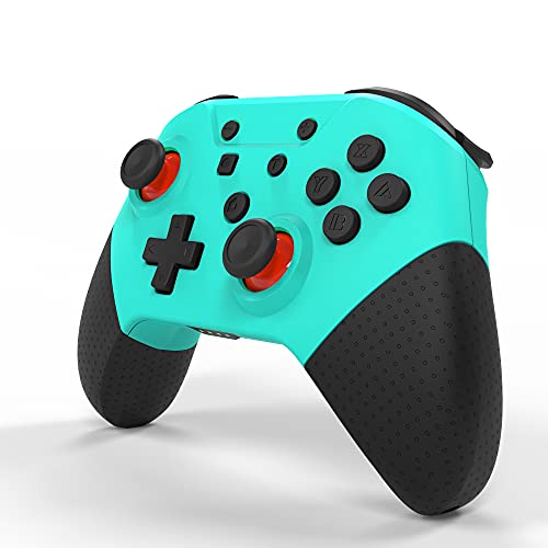 YMKT Interruptor inalámbrico Pro controlador para Switch Pro/Lite, consola de conmutador remoto Bluetooth con palanca de mando 3D, NFC, vibración, despertador, giroscopio de 6 ejes, compatible con PC