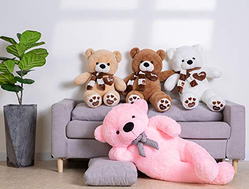 YunNasi Peluche Gigante 120cm XXL Oso Gigante Gran Oso de Peluche (120cm, Rosado)