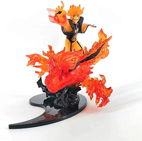 YUSHIJIA Regalos De Juguete Modelo De Personaje De Handmade Naruto Kyubi Uzumaki Naruto Figure Anime Figura Figura de Acción Estatua de PVC (Color : Default)
