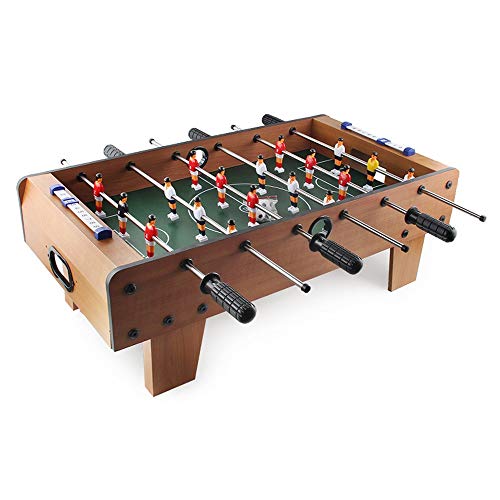 ZDAMN Futbolín Mini portátil Tamaño de la Tabla de Foosball Fútbol Fútbol Tableros de Mesa de futbolín for Adultos y niños Juguete de Fútbol (Color, Size : 58.5x69x24cm)