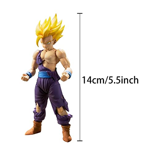 ZEwe SH Figuarts Super Saiyan God Sun Gohan Dragon Ball Super Movible Figura Decoración de Escritorio Muñeca Mejor Regalos para Adultos