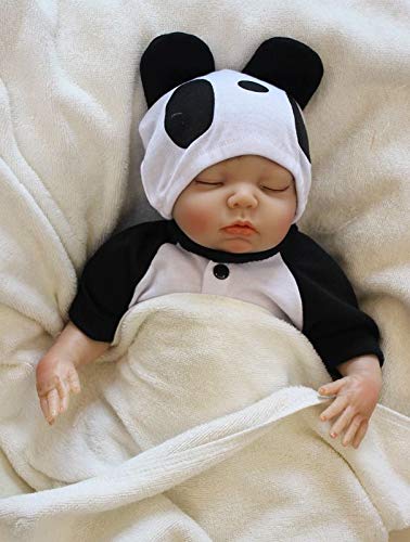 ZIYIUI 18inch-45 cm Muñecas Bebe Reborn Niño Bebes Reborn Silicona Blanda Realista Muñecas Bebes Juguetes Magnéticos Muñecos Reborn Dormir