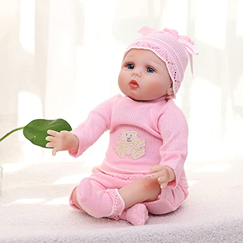 ZIYIUI 22 Pulgadas muñeca Reborn de Silicona Suave Vinilo Realista Lindo Bebe Reborn Girl 55cm muñeca de bebé Real Ojos Abiertos niño niña Juguetes